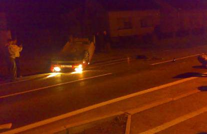 Bjelovar: Sa 2,05 promila okrenuo se autom na krov