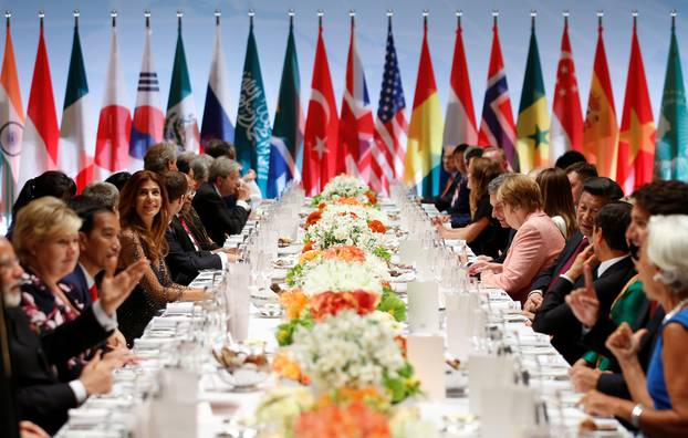 G20 leaders summit dinner in Hamburg