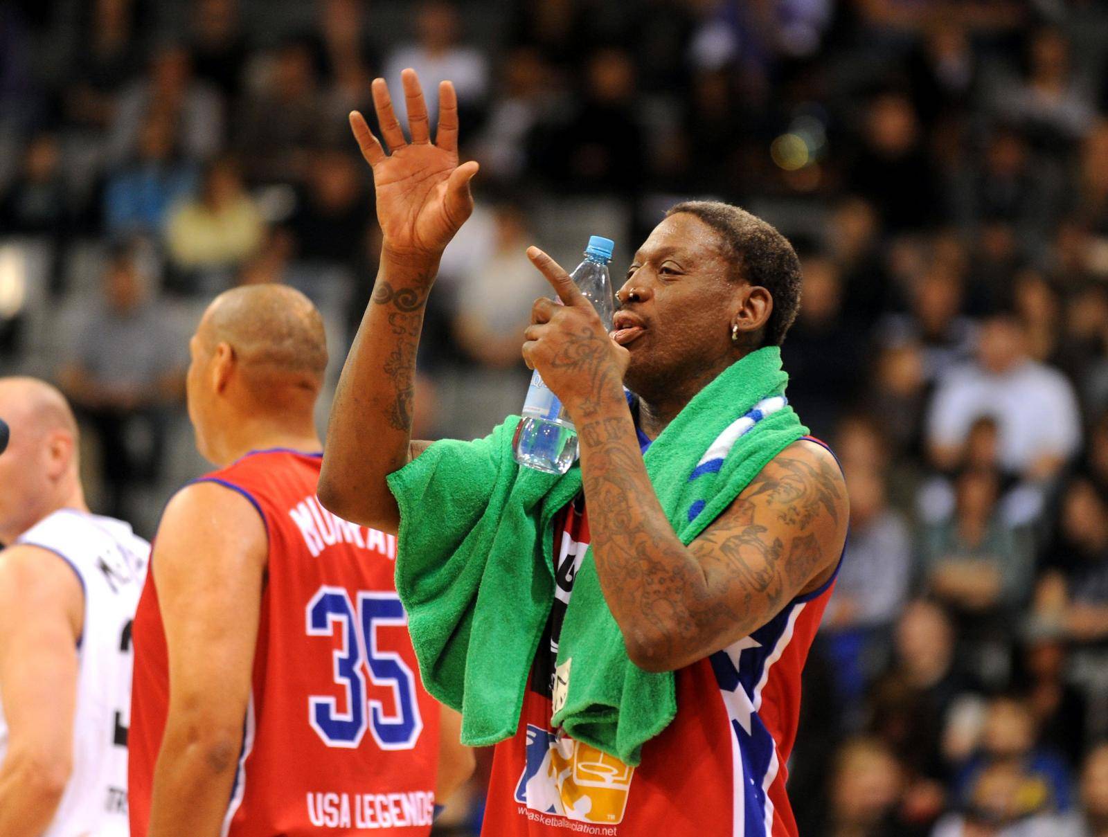 Basketball - Former NBA star Dennis Rodman