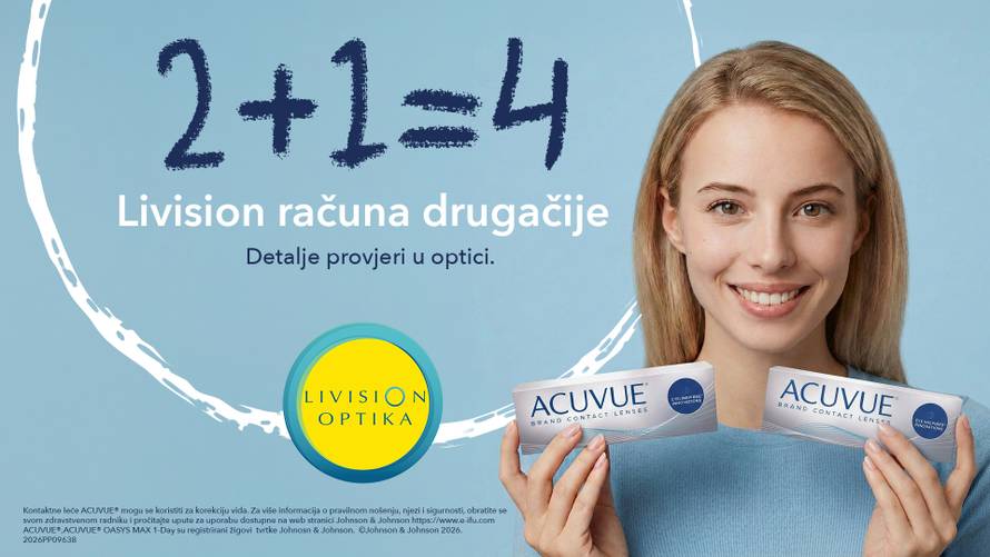 Nova generacija kontaktnih leća stigla u Livision optike: Više udobnosti i jasnoće