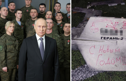 Putinova 'čestitka' Ukrajincima: Na dronu koji je pogodio Kijev bila je ispisana jeziva poruka