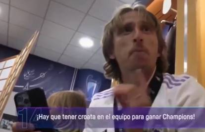 VIDEO Modrić se u svlačionici Reala hvali uspjesima Hrvata