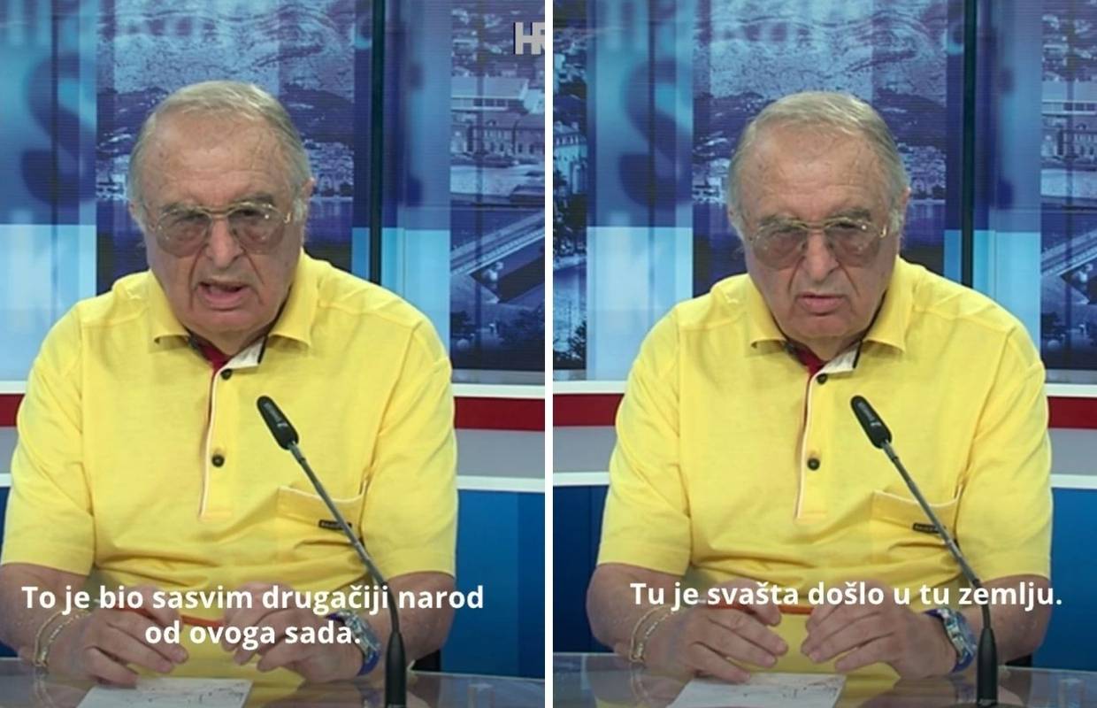 Rasistički ispad Ede Pezzija na HRT-u: 'Englezi su bili drukčiji, ali tamo se svašta doselilo...'