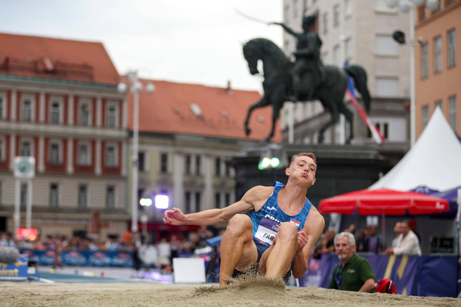 Zagreb: 74. Boris Hanžeković memorijal, skok u dalj, muški