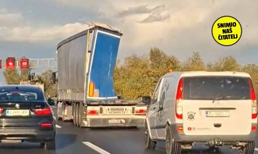 VIDEO Što je ovo, majko mila?! Transformer na A3: 'Taj kamion je bio u onoj strašnoj nesreći'