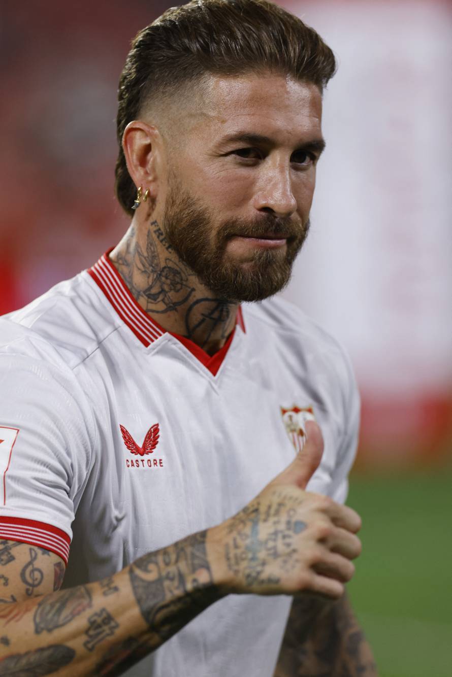 Sevilla unveil new signing Sergio Ramos