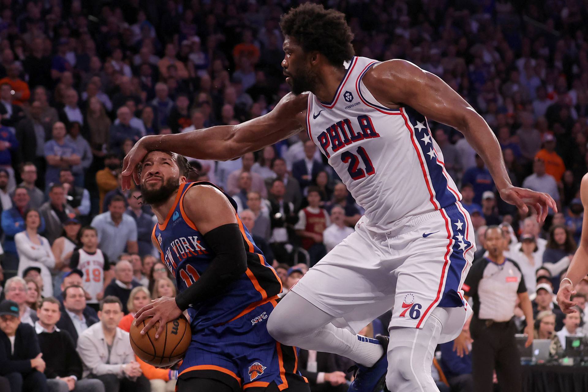 NBA: Playoffs-Philadelphia 76ers at New York Knicks