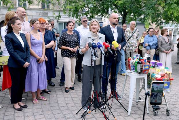 Zagreb: Mo&zcaron;emo! i SDP zavr&scaron;ili kampanju "Stopama Plenkovi&cacute;eve inflacije"