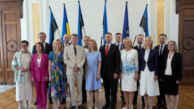 New Estonian government parliamentary session in Tallinn