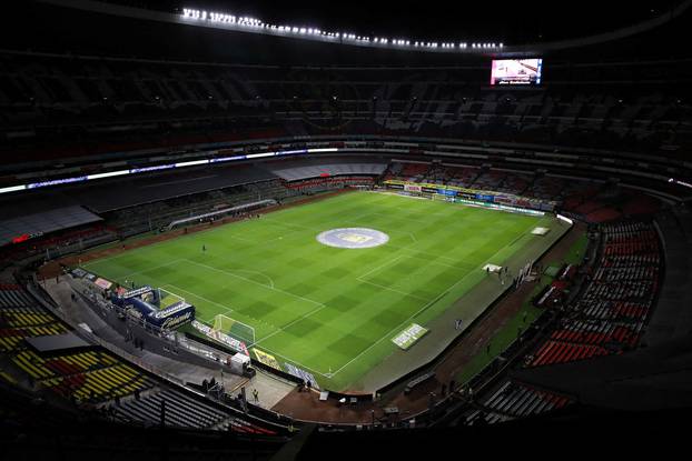 FILE PHOTO: Last match at the Azteca Stadium before it's closed to have a refurbishment ahead of the 2026 World Cup