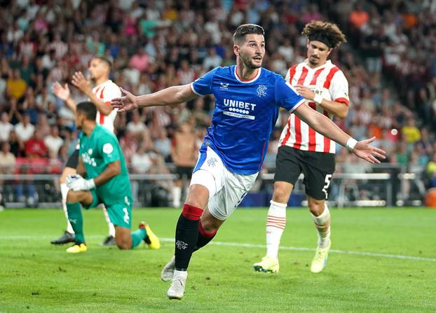 PSV Eindhoven v Rangers - Champions League Qualifying - Play Off - Second Leg - PSV Stadion