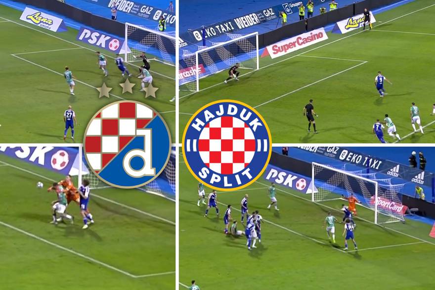 Dinamo - Hajduk 1-2 (sažetak)