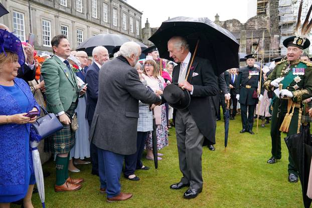 King visits Scotland for Holyrood Week