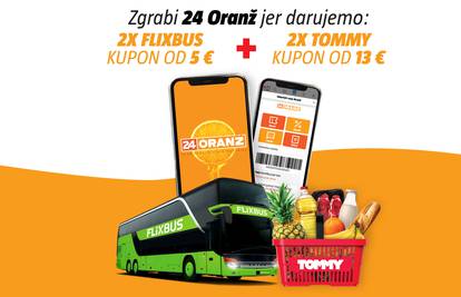 Oranž te časti! Uzmi 26 eura za Tommy i 10 eura za FlixBus i hrpu drugih pogodnosti