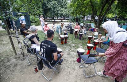 U zagrebačkom parku Ribnjak obilježen Svjetski dan izbjeglica