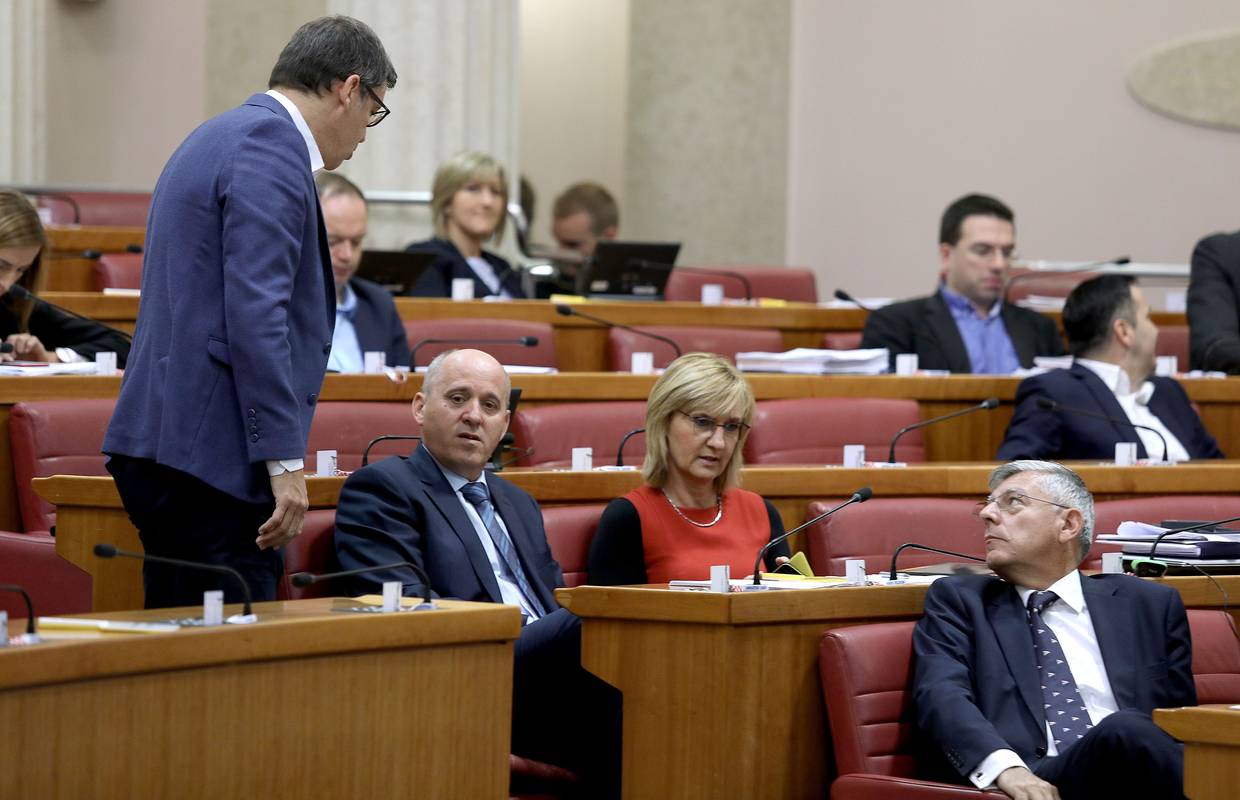 Sabor u četvrtak o proračunu i prijedlogu zakona "lex šerif"