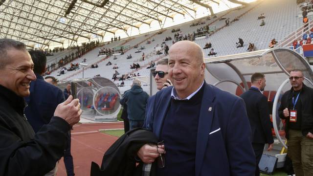 Split:  Velimir Zajec i Sergej Jakirović na Poljudu uoči početka utakmice 
