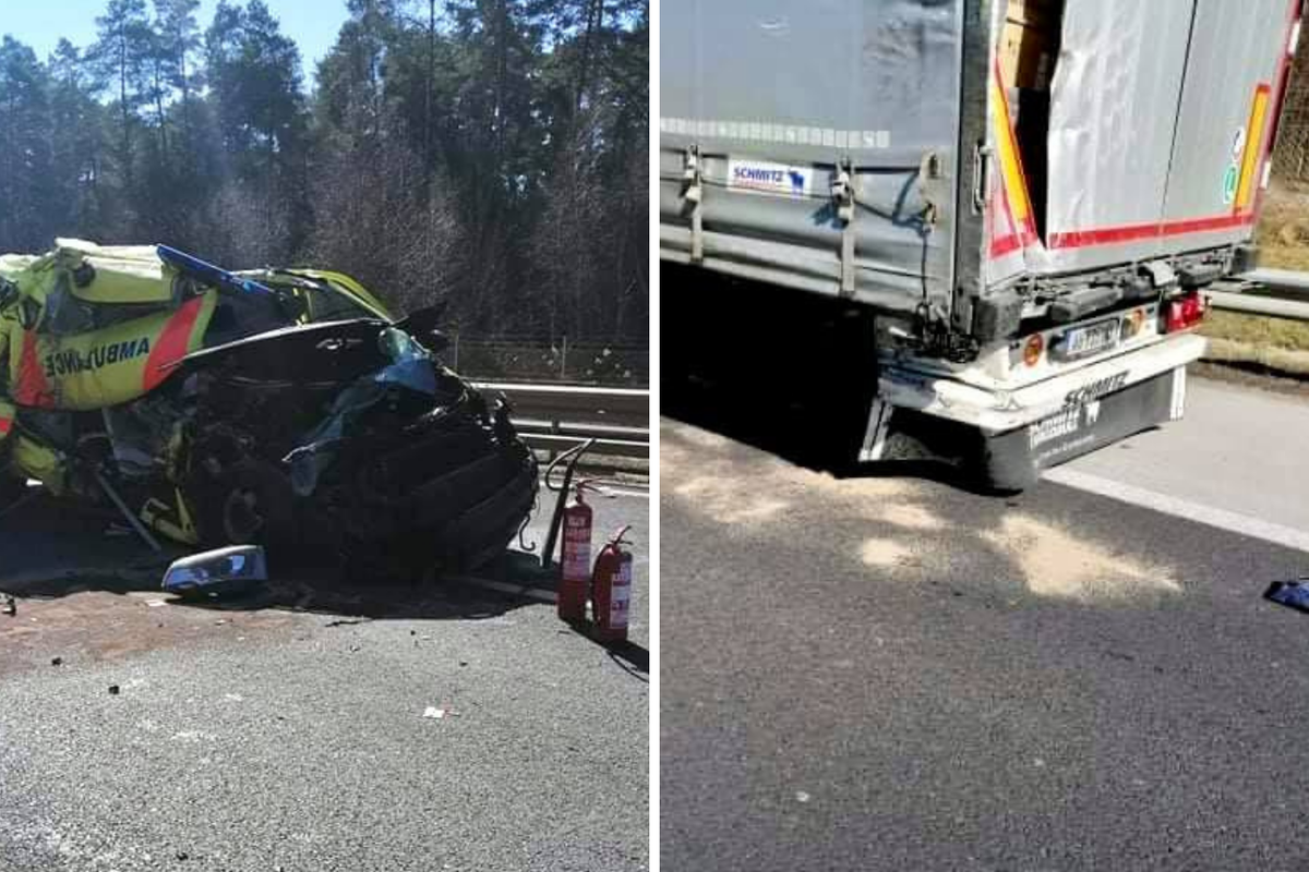 Sudar kamiona i hitne pomoći u Sloveniji, ozlijeđeno dvoje ljudi