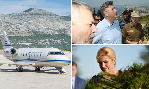 Plenki i Kolinda idu Vladinim zrakoplovom na izjave u Split