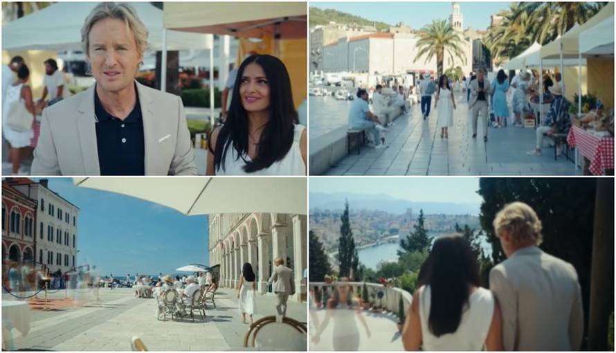 Izašao trailer sa Salmom Hayek i Owenom Wilsonom: Vide se splitska riva, Vidilica, Meštrović