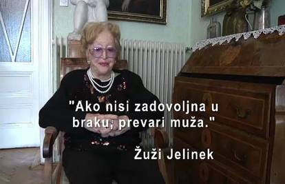 Žuži Jelinek o braku i preljubu: Ako nisi zadovoljna, prevari ga