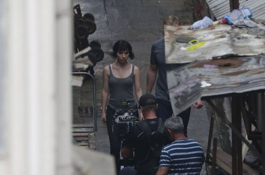 Scarlett Johansson uočena na setu filma 'Ghost In the Shell'