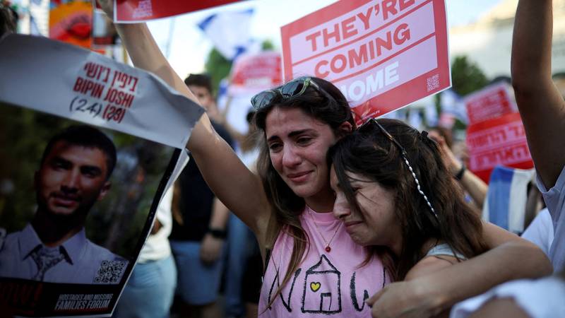 FOTO Dramatične scene u Izraelu: Hamas oslobodio taoce, tisuće ljudi plakale na ulicama