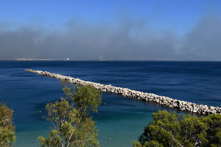 High winds fan wildfire in southern France near Marseille