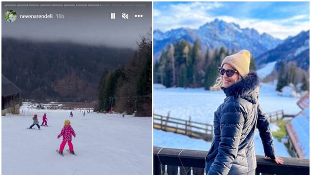 Nevena Rendeli s obitelji uživa na skijanju: 'Ide i najmanja!'