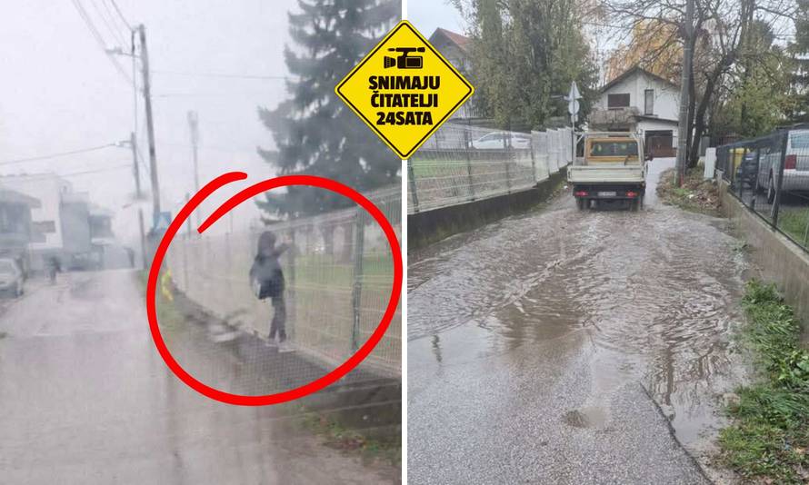 NEVJEROJATNO! Ovom cestom  djeca idu u školu u Zagrebu: 'Opasno. Neka se svi srame!'