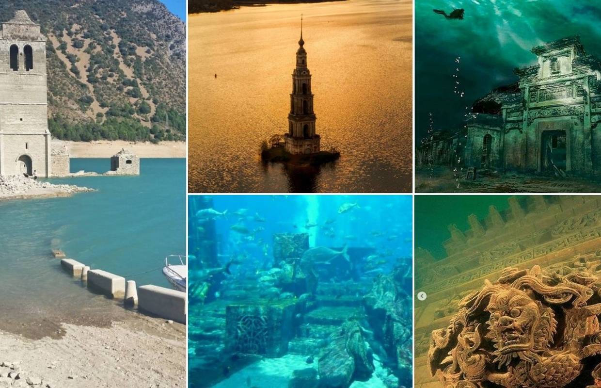 Turističke senzacije: 7 gradova pod vodom koji su prepušteni prirodi, ali dostupni turistima