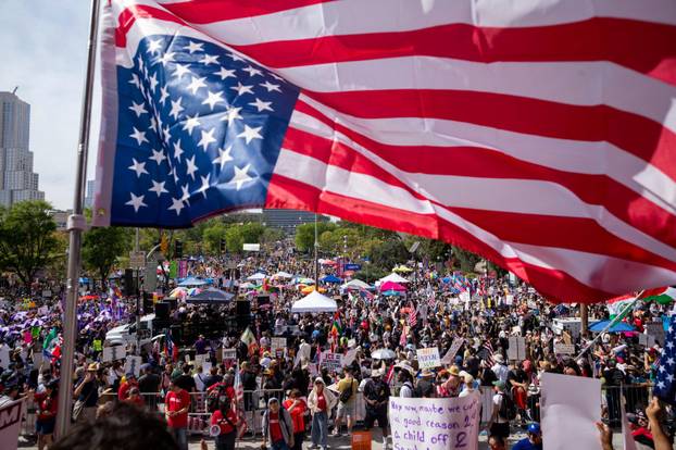"No Kings" protest against U.S. President Donald Trump's administration policies in Los Angeles