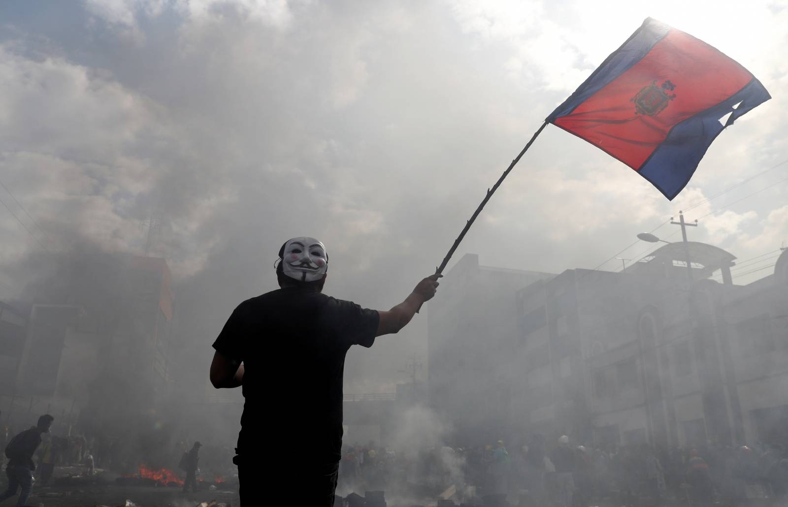 Protest against Ecuador's President Moreno's austerity measures in Quito