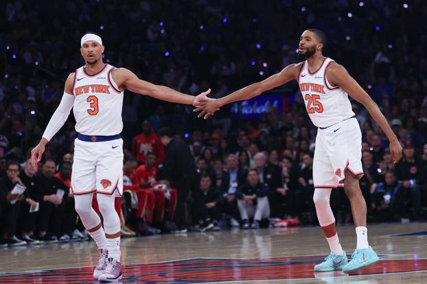 NBA: Playoffs-Atlanta Hawks at New York Knicks
