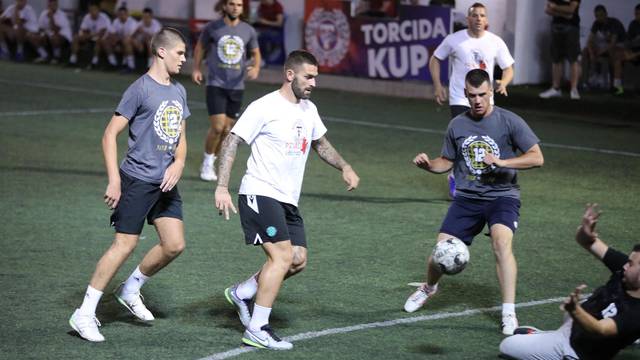 Split: Nogometaš Hajduka Marko Livaja nastupio na malonogometnom Torcida kupu