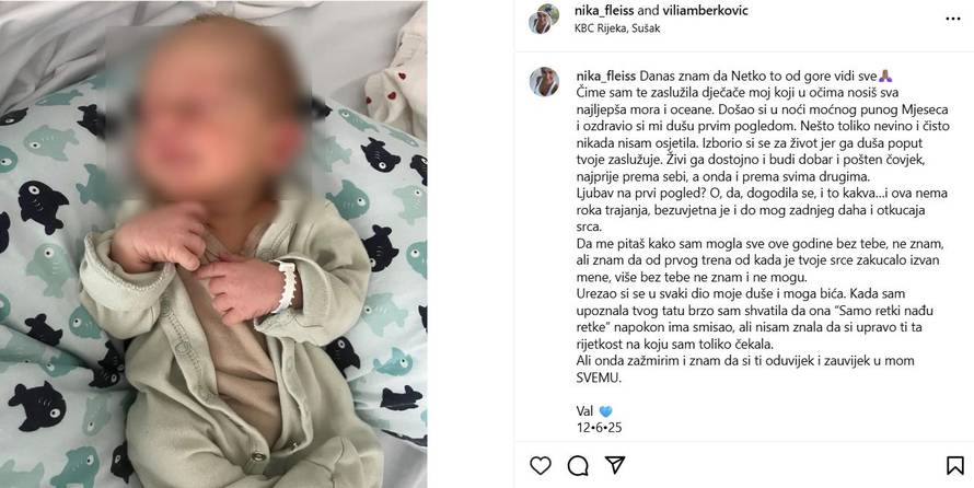 Nika Fleiss (40) rodila! Otkrila i ime koje je dala svome sinu...