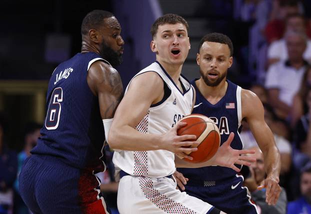 Basketball - Men's Group Phase - Group C - Serbia vs United States of America