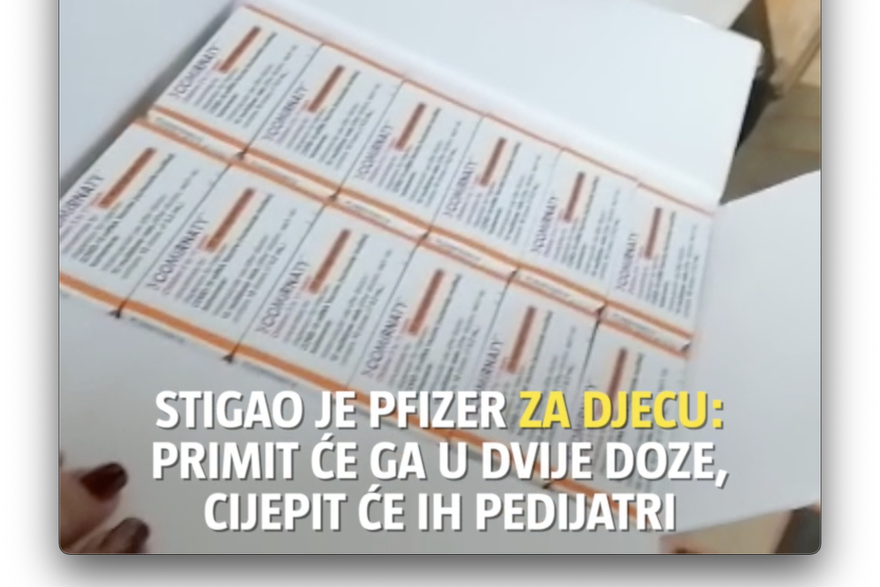 Stigao dječji Pfizer: 'U SAD-u se već cijepilo pet milijuna djece, a hrvatski roditelji su skeptični'