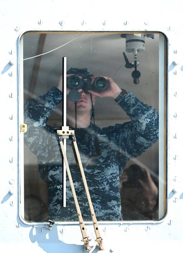 Split: Vježba Hrvatske ratne mornarice za vojni mimoplov