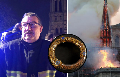 Svećenik uletio u gorući Notre Dame  i spasio 'Kristovu krunu'