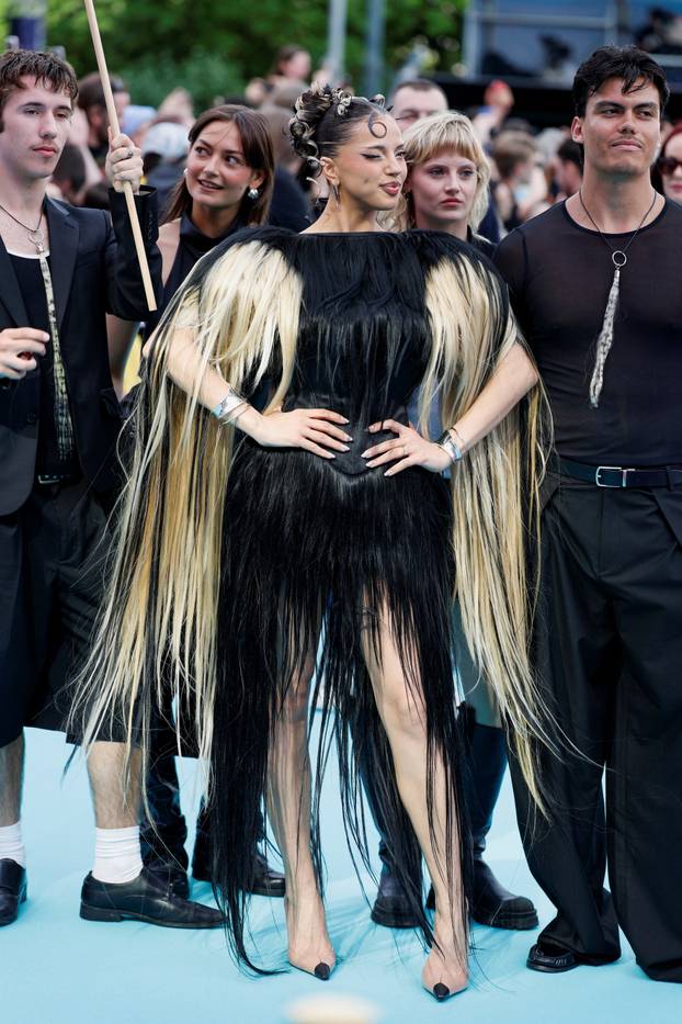 Eurovision Song Contest's 'Turquoise Carpet' event in Vienna
