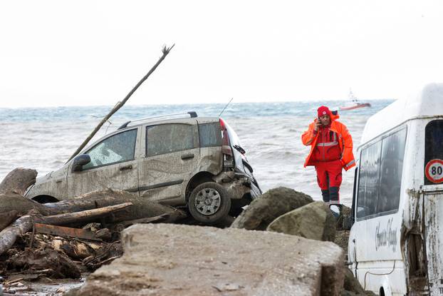 Landslide on the Italian holiday island of Ischia