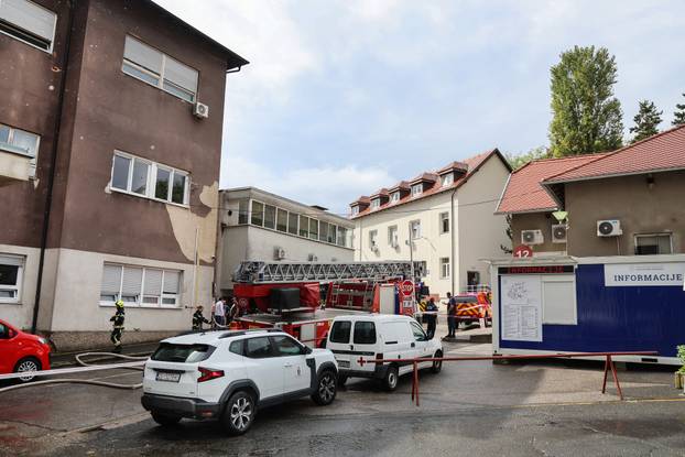 Zagreb: U Vinogradskoj bolnici došlo je do manjeg požara 