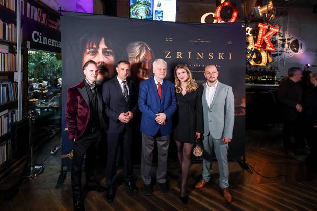 Zagreb: Premijera dugometražnog igrano-dokumentarnog filma "Zrinski"