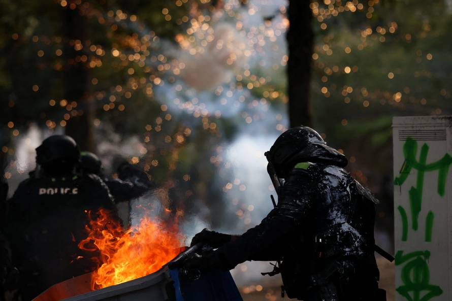 Nationwide protests in France against the cost of living