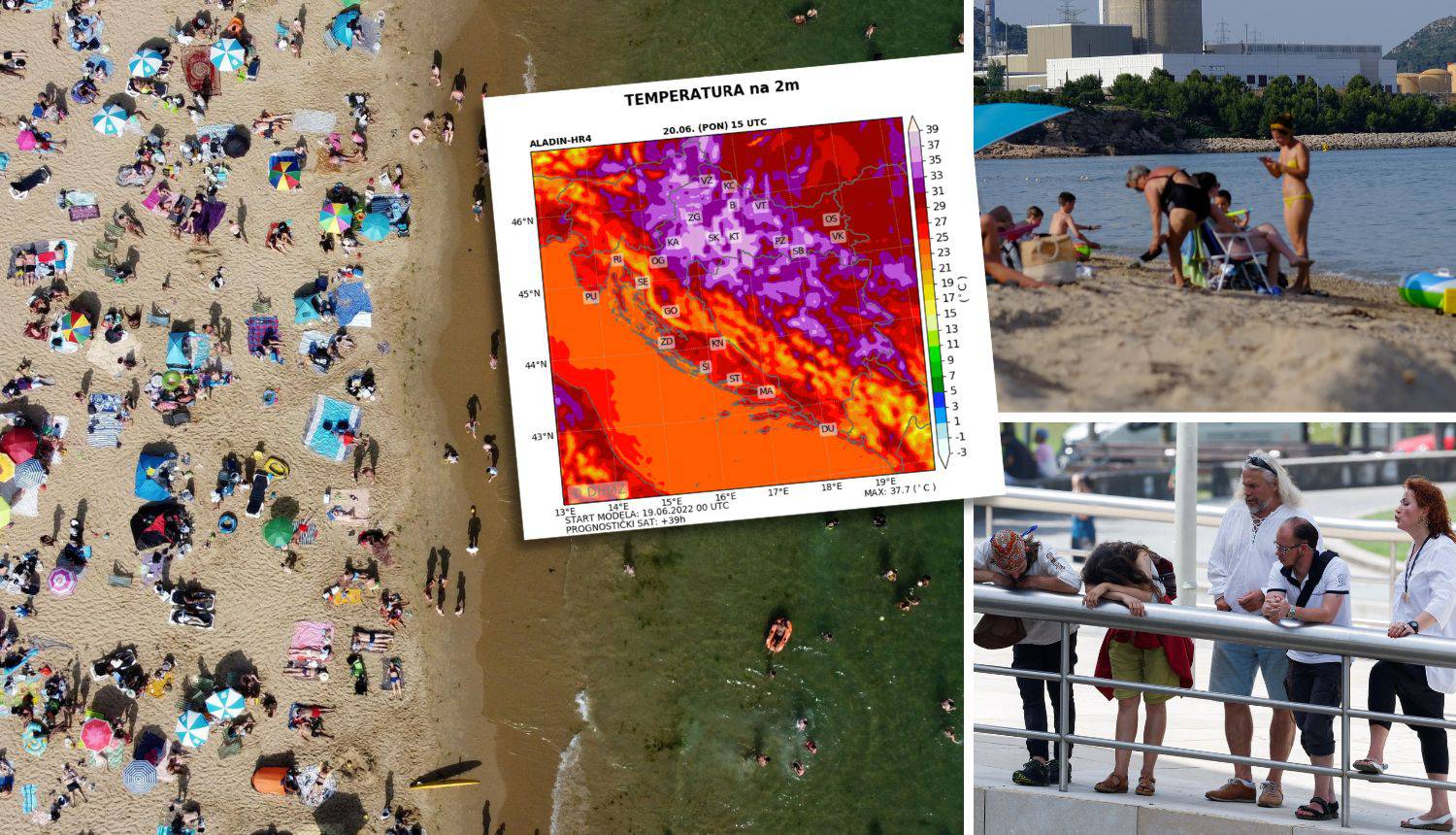 Stiže toplinski val: Europa već vrije, i u Hrvatskoj temperature idu debelo iznad 30 stupnjeva