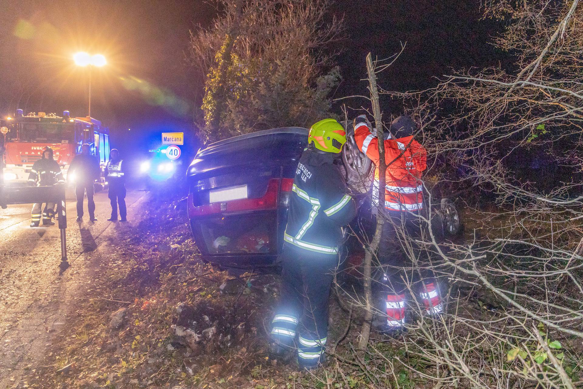 U prometnoj nesreći u Marčanama poginula jedna osoba