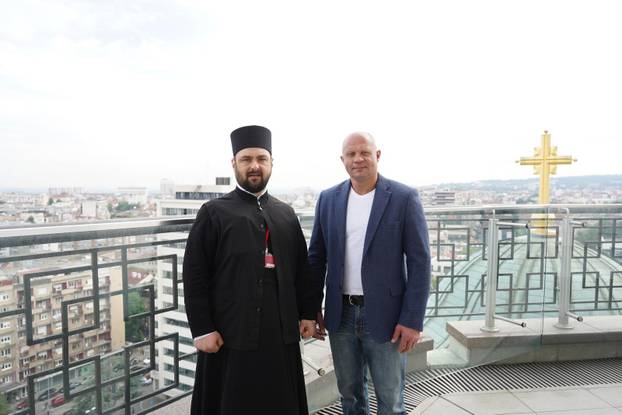 Beograd: Fedor Vladimirovich Emelianenko, jedan od najvećih svjetskih boraca posjetio je  Hram Svetog Save