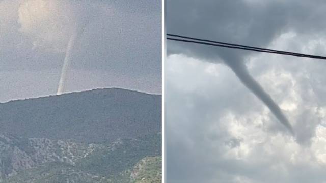 VIDEO Stiglo nevrijeme: Snimili golemu pijavicu kod Imotskog