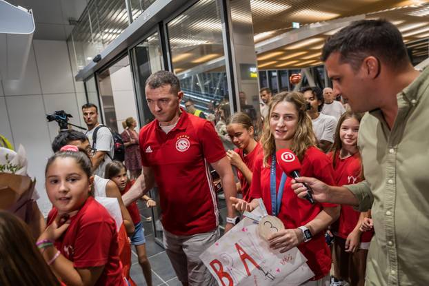 Doček olimpijaca u Zračnoj luci Split